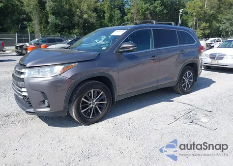 2019 Toyota Highlander Xle из США, поврежденный, VIN 5TDJZRFH2KS578242